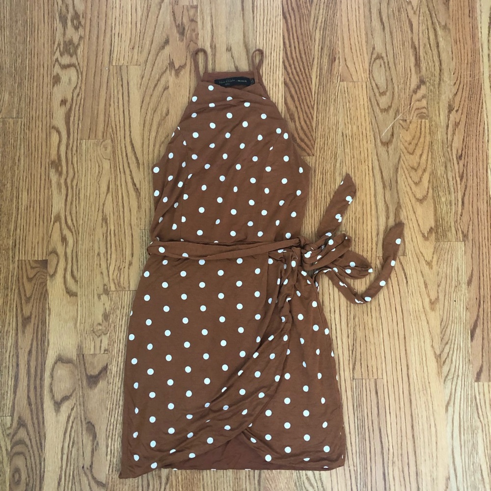 House of Harlow x Revolve Brown and White Dress